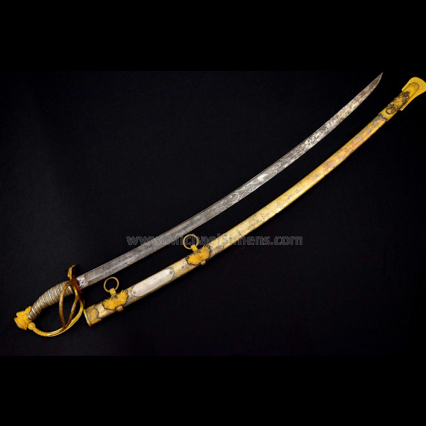 u.s. navy civil war presentation sword
