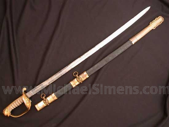 CONFEDERATE NAVAL SWORD, COURTNEY & TENNANT