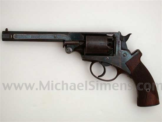 CIVIL WAR GUN - MARTIALLY MARKED MASSACHUSETTS ARMS REVOLVER.