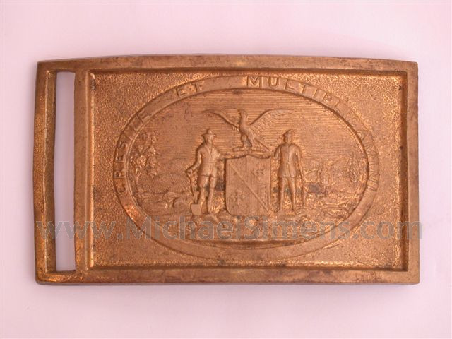 CIVIL WAR BELT-PLATE, STATE OF MARYLAND PLATE.