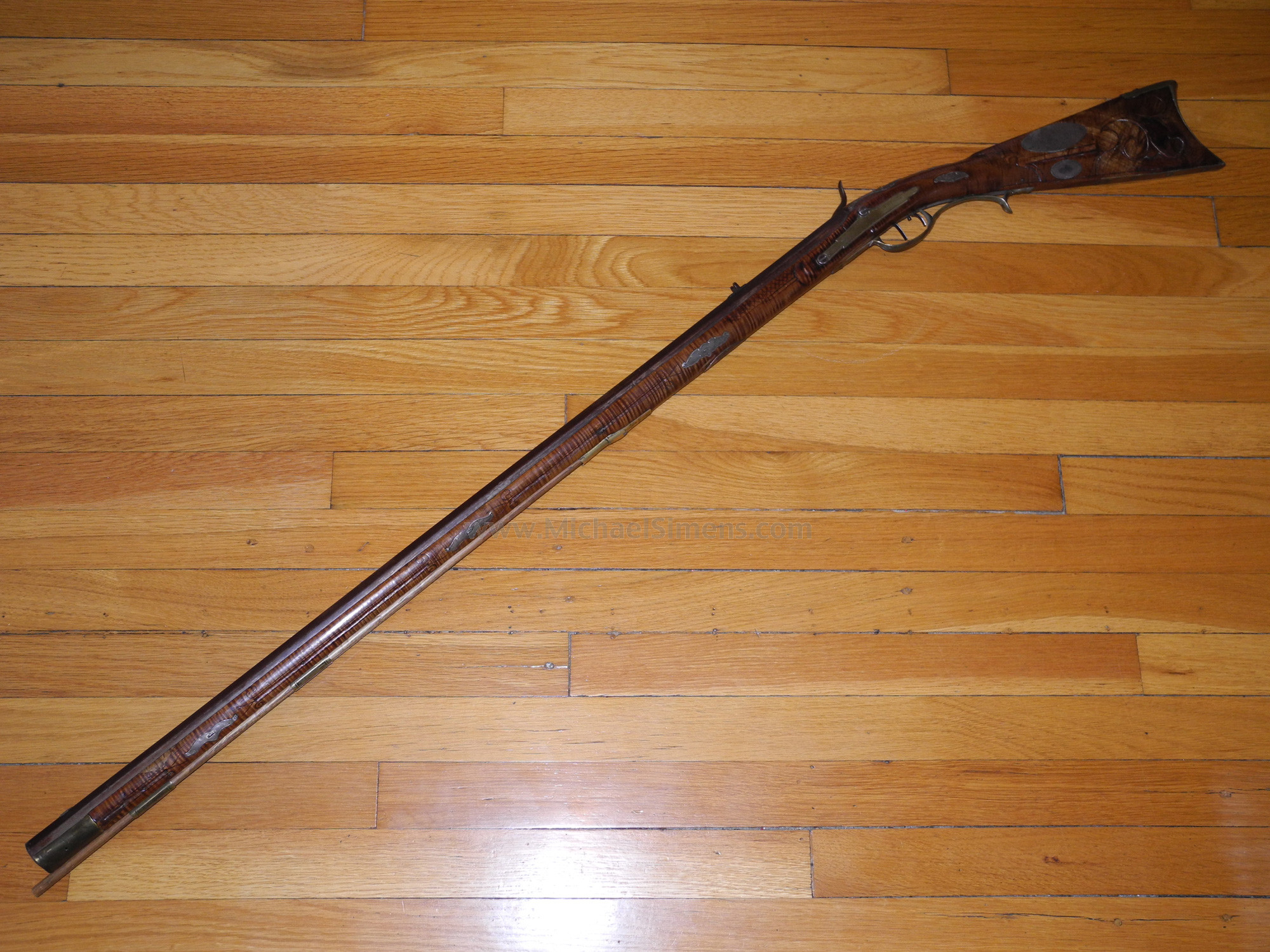 KENTUCKY RIFLE FOR SALE, PETER WHITE BEDFORD RIFLE