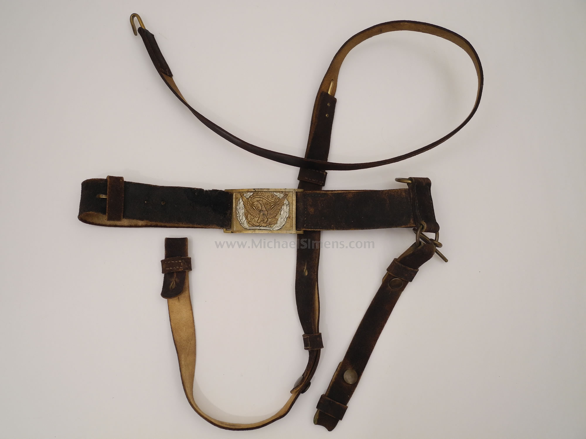 Civil War Cavalry Belt Rig - Civil War Artifact Appraiser, Dealer