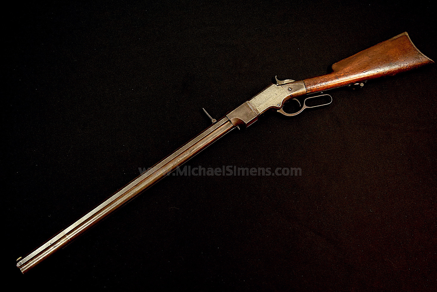 IRON FRAME HENRY RIFLE FOR SALE, HISTORICALLY INSCRIBED