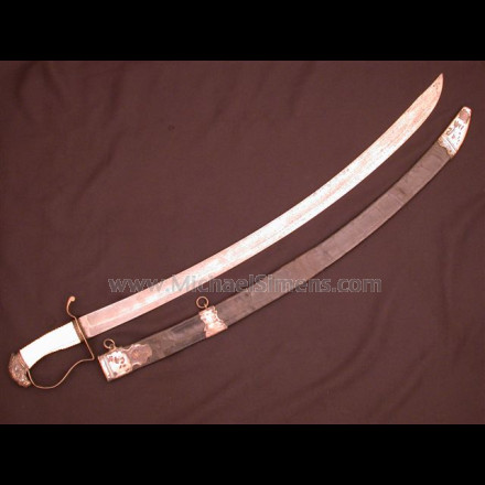 Federal period Silver Eagle-hilt sword.