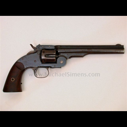 FIRST MODEL SCHOFIELD REVOLVER MADE BY SMITH & WESSON.