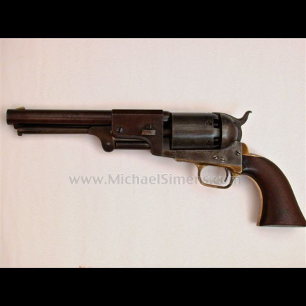 ANTIQUE COLT 3RD MODEL DRAGOON, MARTIALLY MARKED.