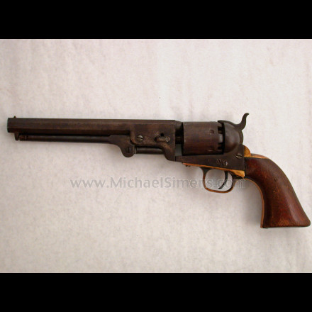 COLT NAVY REVOLVER, INSCRIBED AND IDENTIFIED