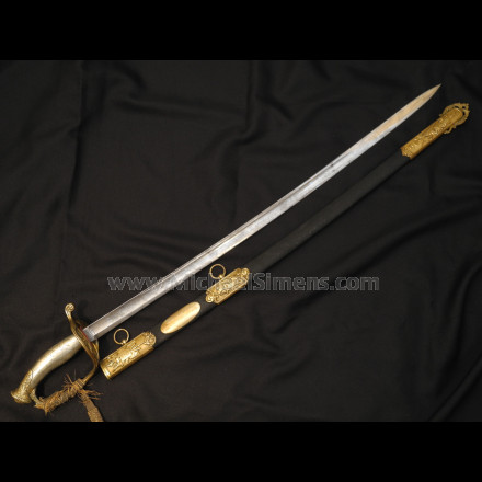 Civil War presentation sword of Lieut. A.W. Fix, 114th Pennsylvania volunteers