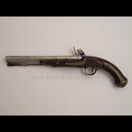 Model 1805 Harpers Ferry Flintlock Pistol.