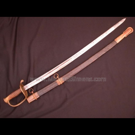 E. J. JOHNSON CONFEDERATE FOOT OFFICERS SWORD, FIELD INSCRIBED