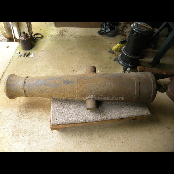 CIVIL WAR CANNON FOR SALE, IRON 6POUNDER