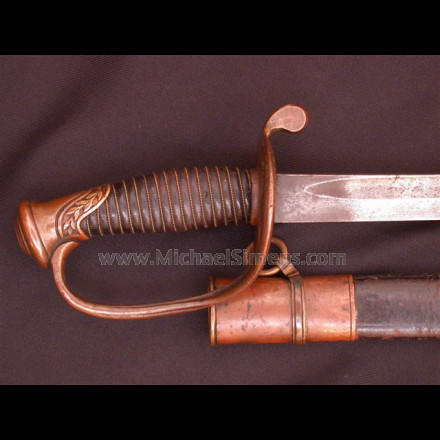 CONFEDERATE MITCHELL AND TYLER FOOT OFFICERS SWORD.