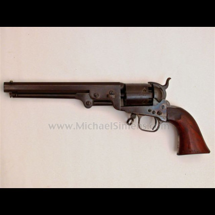 COLT 1851 NAVY REVOLVER WITH MATCHING SHOULDER STOCK.