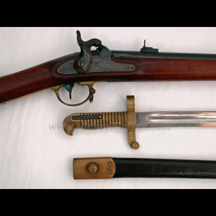 CIVIL WAR REMINGTON ZOUAVE RIFLE, BAYONET