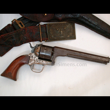 Moore Civil War Revolver, Inscribed