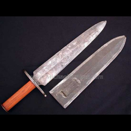 CONFEDERATE BOWIE KNIFE, THE GREEN ROUGH AND READYS
