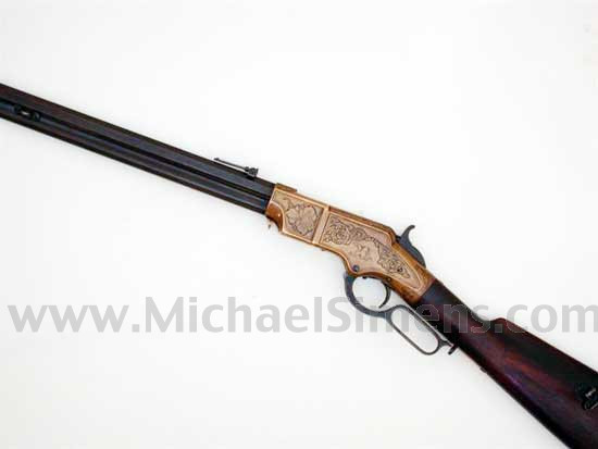 HENRY RIFLE, ENGRAVED