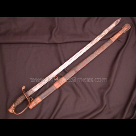 CONFEDERATE MITCHELL AND TYLER FOOT OFFICERS SWORD.