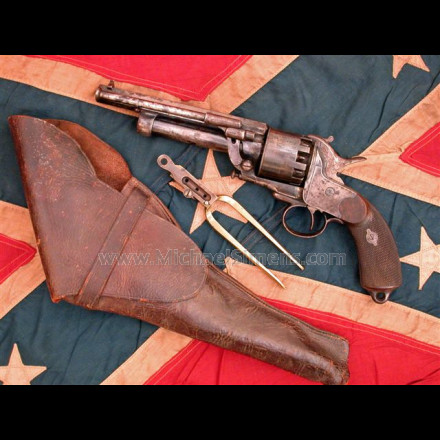 CONFEDERATE LeMAT REVOLVER & HOLSTER FOR SALE