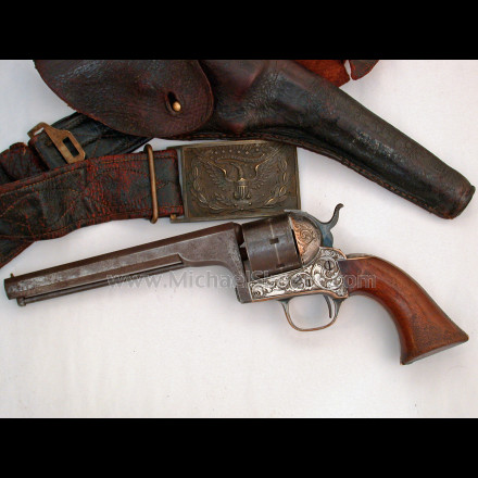 Moore Civil War Revolver, Inscribed
