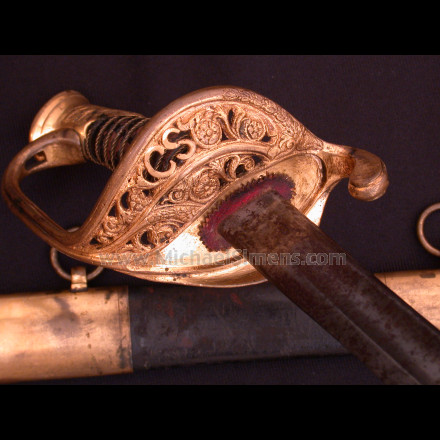 CONFEDERATE CIVIL WAR SWORD By JAMES CONNING.